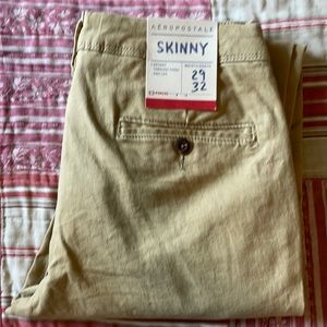 NWT Aeropostale Men’s Flat Front Khaki Pants